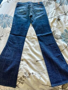 7 For All Mankind Low Rise Flare Jeans